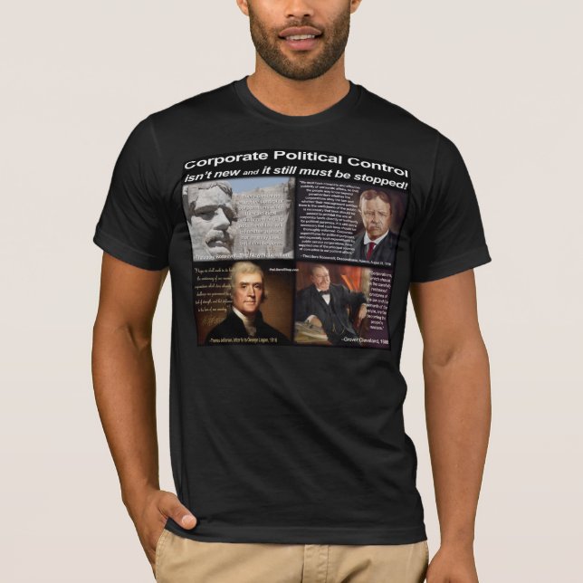 Camiseta política corporativa del control (Anverso)