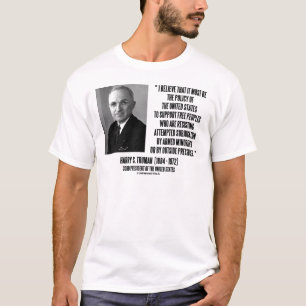 Camiseta Política de Harry S. Truman de ayuda de Estados