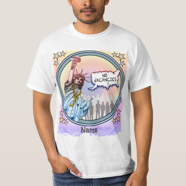 Camiseta política de inmigración (Anverso)