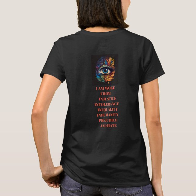 Camiseta política de "Stay Woke" (Reverso)