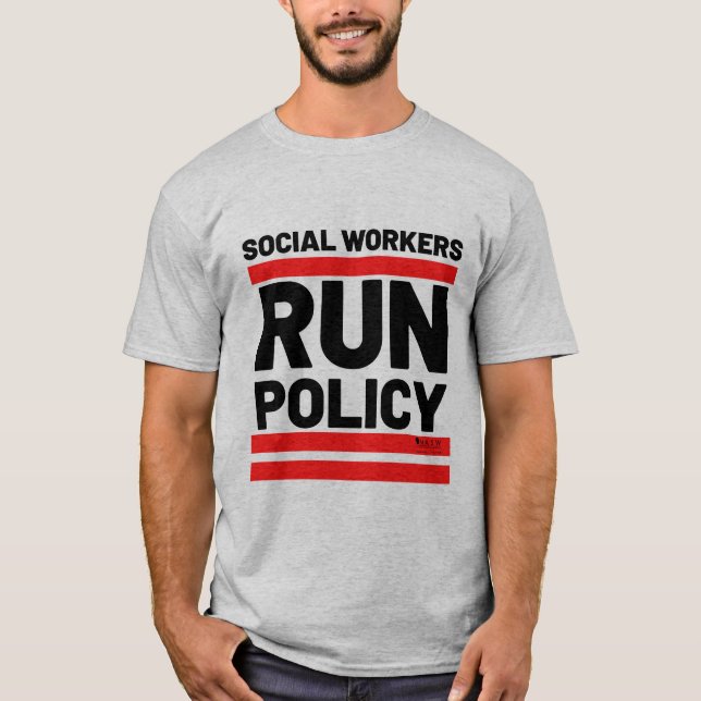Camiseta Política de trabajadores sociales (Anverso)