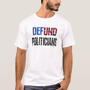 Camiseta Política defendida contra el mensaje político del 