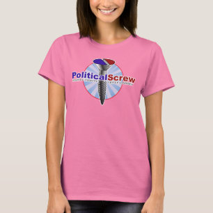 Camiseta política del tornillo de las señoras