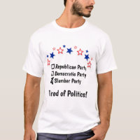 Camiseta política divertida para Fiesta de humilde