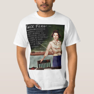 Camiseta Política - Falsa bandera
