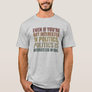 Camiseta Política mundial inevitable