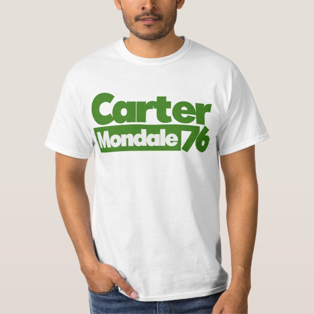 Camiseta Política retro de Carter Mondale 1976 (Anverso)
