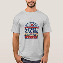 Camiseta política satírica "Causas Naturales"