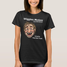 Camiseta Política, Wiggles McGee Para Presidente