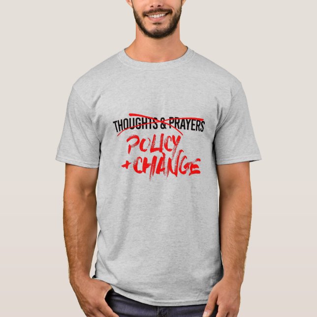 Camiseta Política y cambio ahora (Anverso)