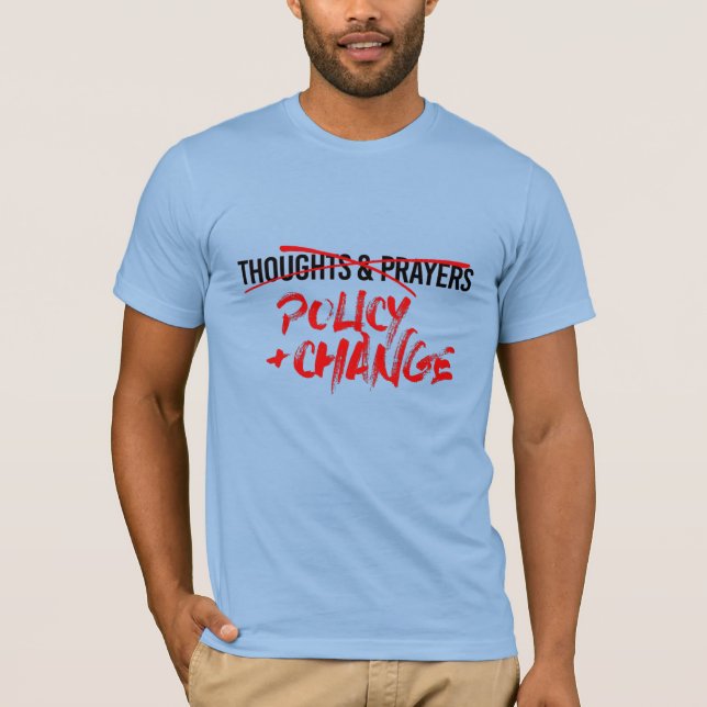 Camiseta Política y cambio ahora (Anverso)