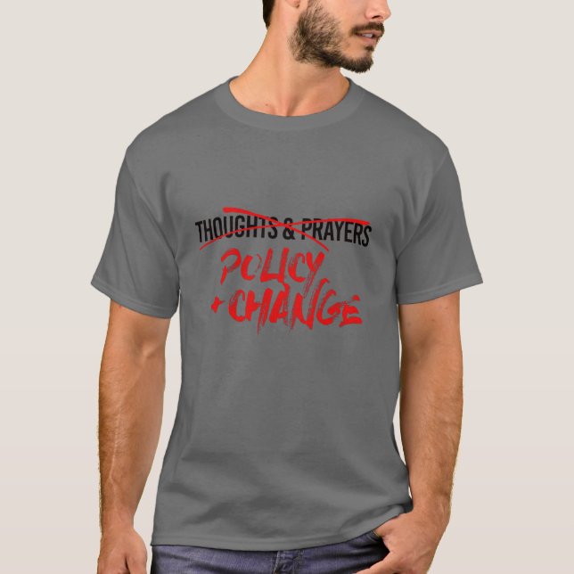 Camiseta Política y cambio ahora (Anverso)