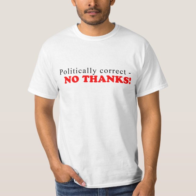 Camiseta político correcta (Anverso)