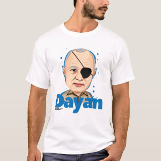 Camiseta Político del israelí de Moshe Dayan