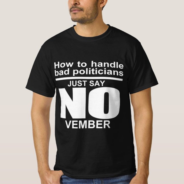 Camiseta Políticos corruptos (Anverso)