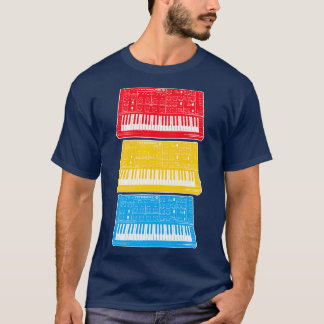 Camiseta Polivoks Arte sintetizador analógico ruso