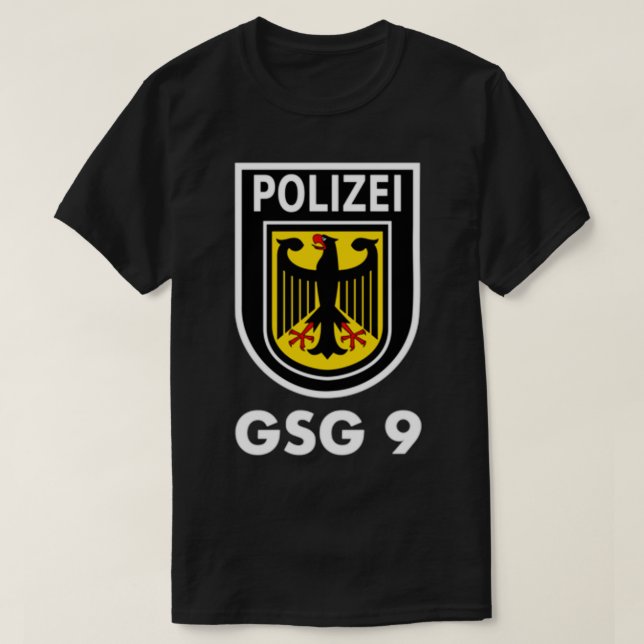 Camiseta Polizei GSG 9 Bundespolizei (Diseño del anverso)