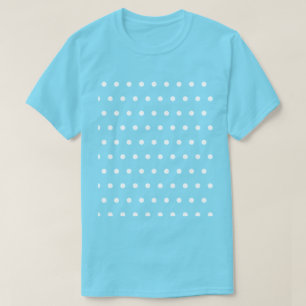 Camiseta Polka Dot (Aqua & White)