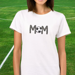 Camiseta Polka Dot Balón de Fútbol Personalizado para Mamá