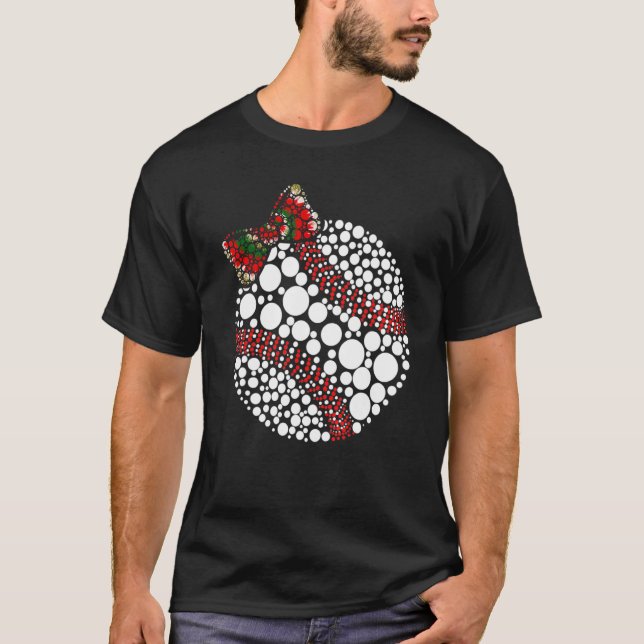 Camiseta Polka Dot Béisbol: Día Internacional del Punto (Anverso)