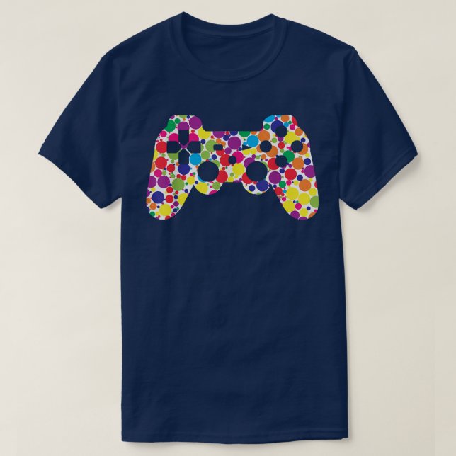Camiseta Polka Dot Game Controller International D (Diseño del anverso)