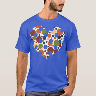 Camiseta Polka Dot Heart con AUTUMN MULTICOLOR POLKADOT BA