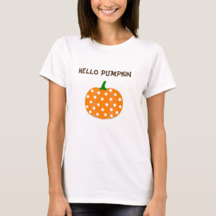 Camiseta Polka Dot Hello Pumpkin