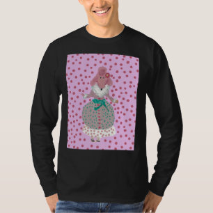 Camiseta Polka Dot Pink Poodle Fun Fluff!