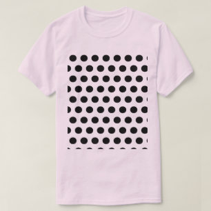 Camiseta Polka Dot (rosa y negro)