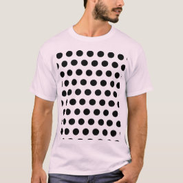 Camiseta Polka Dot (rosa y negro)