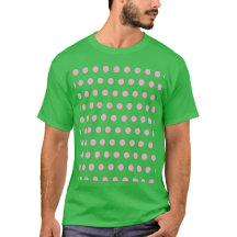 Camiseta Polka Dot (Sage Green & Pastel Pink)