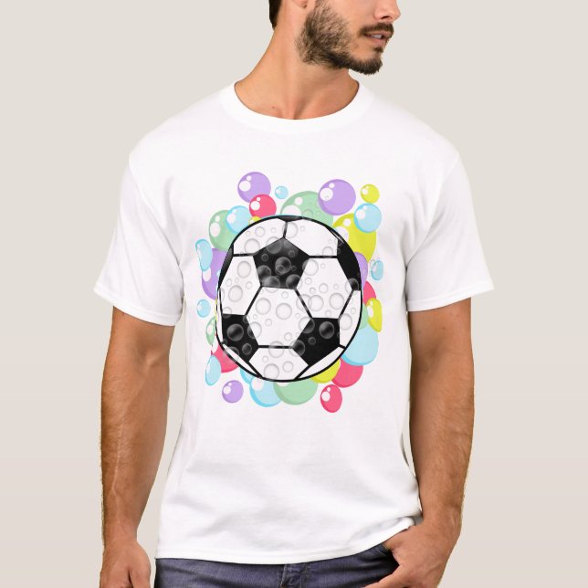 Camiseta Polka Dot Soccer Dia divertido de Punto para niños (Anverso)