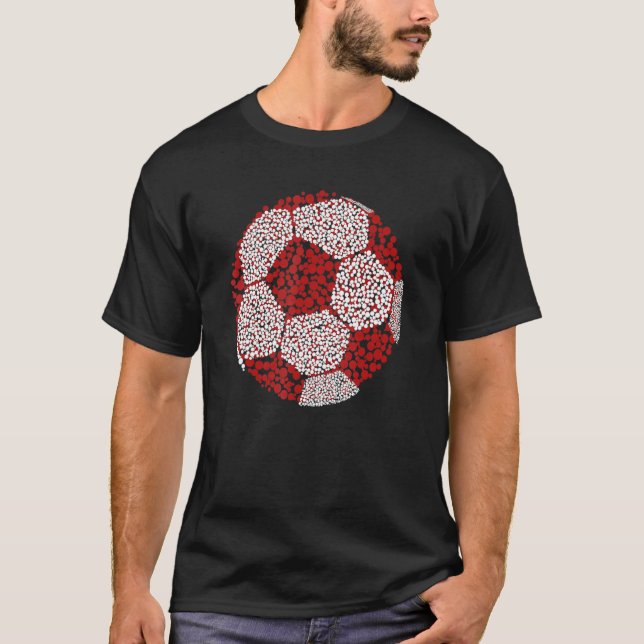 Camiseta Polka Dot Soccer Jugador Día Internacional del Pun (Anverso)