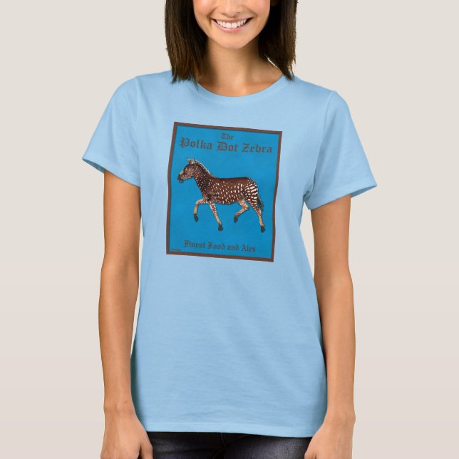 Camiseta Polka Dot Zebra English Pub (Anverso)