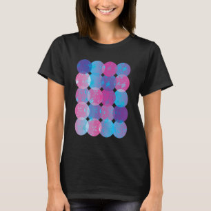 Camiseta Polka Dots Watercolor Resumen Galaxy International