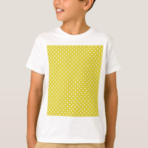 Camiseta Polkadot amarillo y blanco
