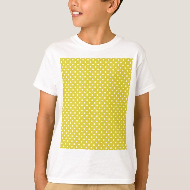 Camiseta Polkadot amarillo y blanco (Anverso)