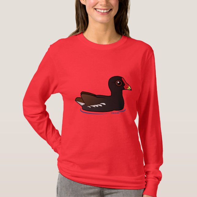 Camiseta Polla de agua común (Anverso)