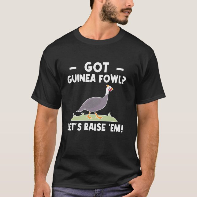 Camiseta Polla de Guinea Ave de Corral (Anverso)