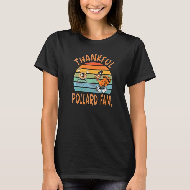Camiseta Pollard Family  Thanksgiving Reunion Party (Anverso)