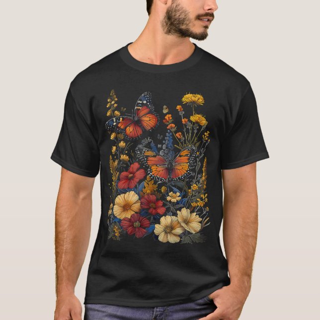 Camiseta Pollinator Garden Design Wildlife Flowers Native P (Anverso)