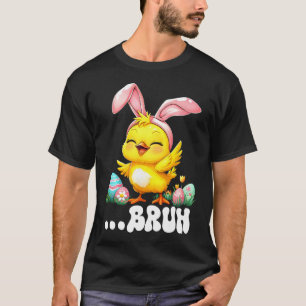 Camiseta Pollita Bruh haciendo dabbing Feliz día de Pascua 