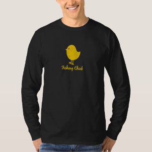 Camiseta Pollita de Pesca Gráfica