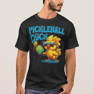 Camiseta Pollita de Pickleball - Jugadora Divertida y Linda
