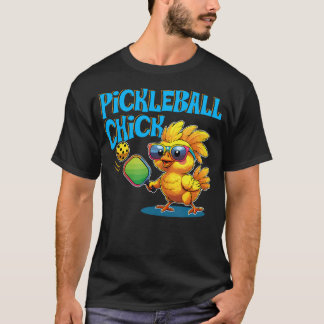 Camiseta Pollita de Pickleball - Jugadora Divertida y Linda