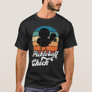Camiseta Pollita de Pickleball Retro Vintage 1