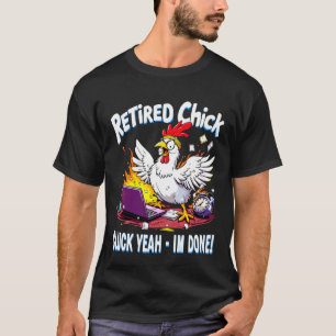 Camiseta Pollita Jubilada Clo Clo Sí Divertido Jubilación d