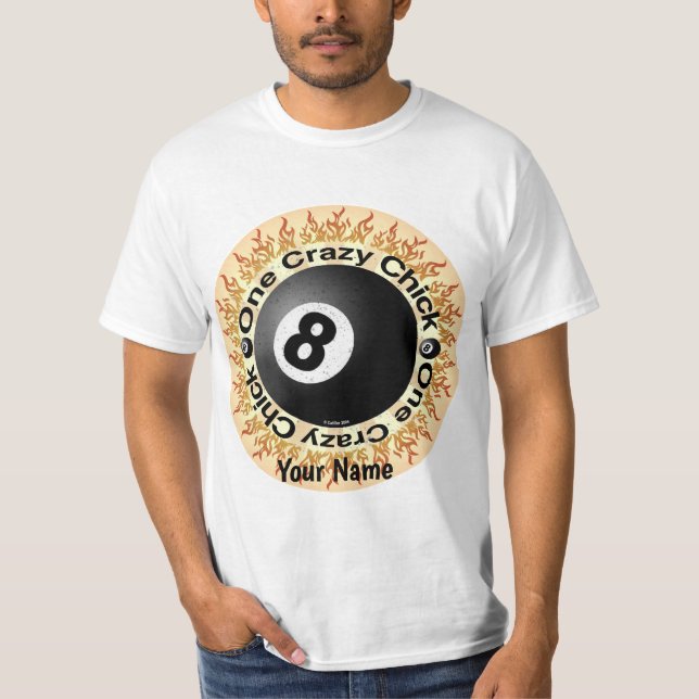 Camiseta Pollita Loca Ocho  (Anverso)