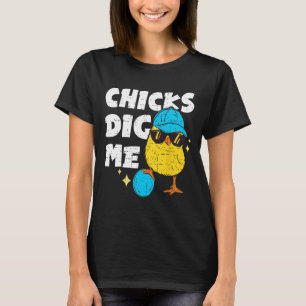 Camiseta Pollitas Divertidas Me Gustan Para Hombres Niños P