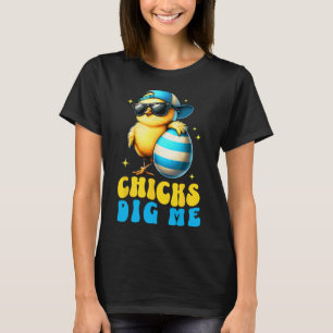 Camiseta Pollitas Divertidas Me Gustan Para Hombres Niños P